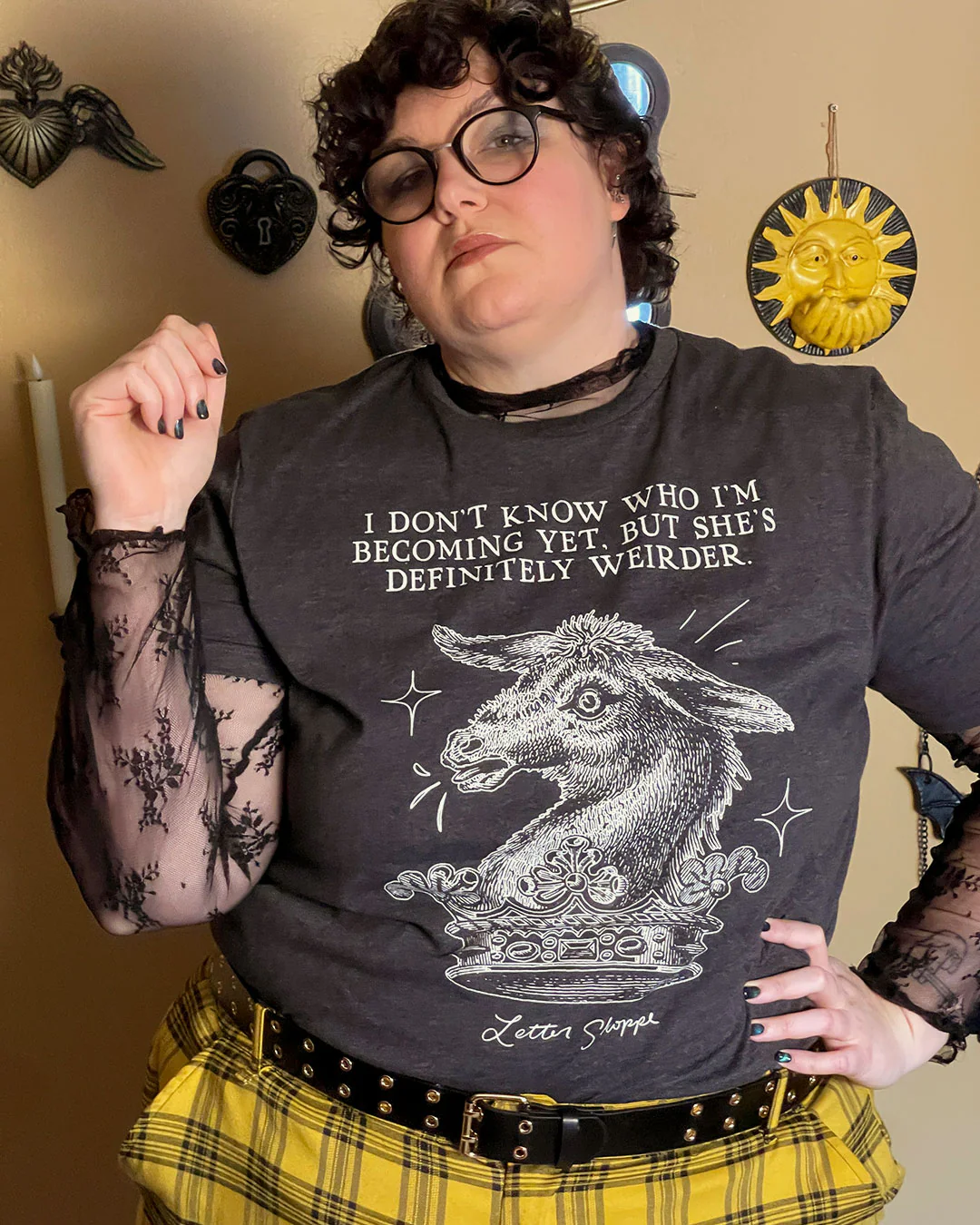 Definitely Weirder: Vintage Goat Graphic Tee - Image 4