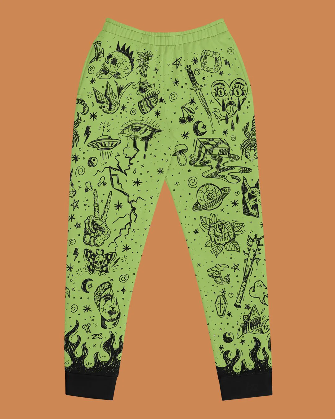Flash Tattoo Jogger Sweatpants - Image 3