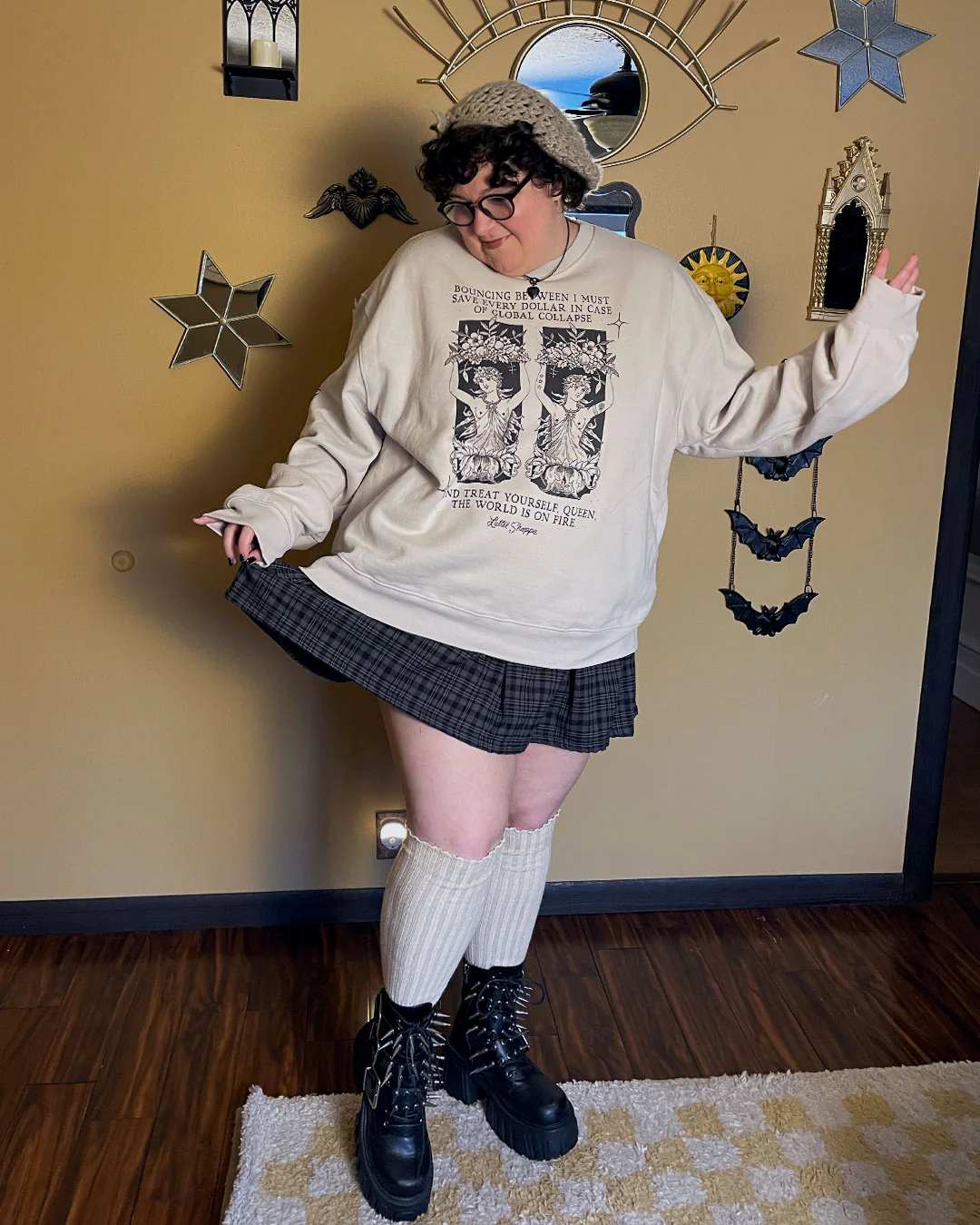 Global Collapse: Oversized Vintage Graphic Sweatshirt - Image 4