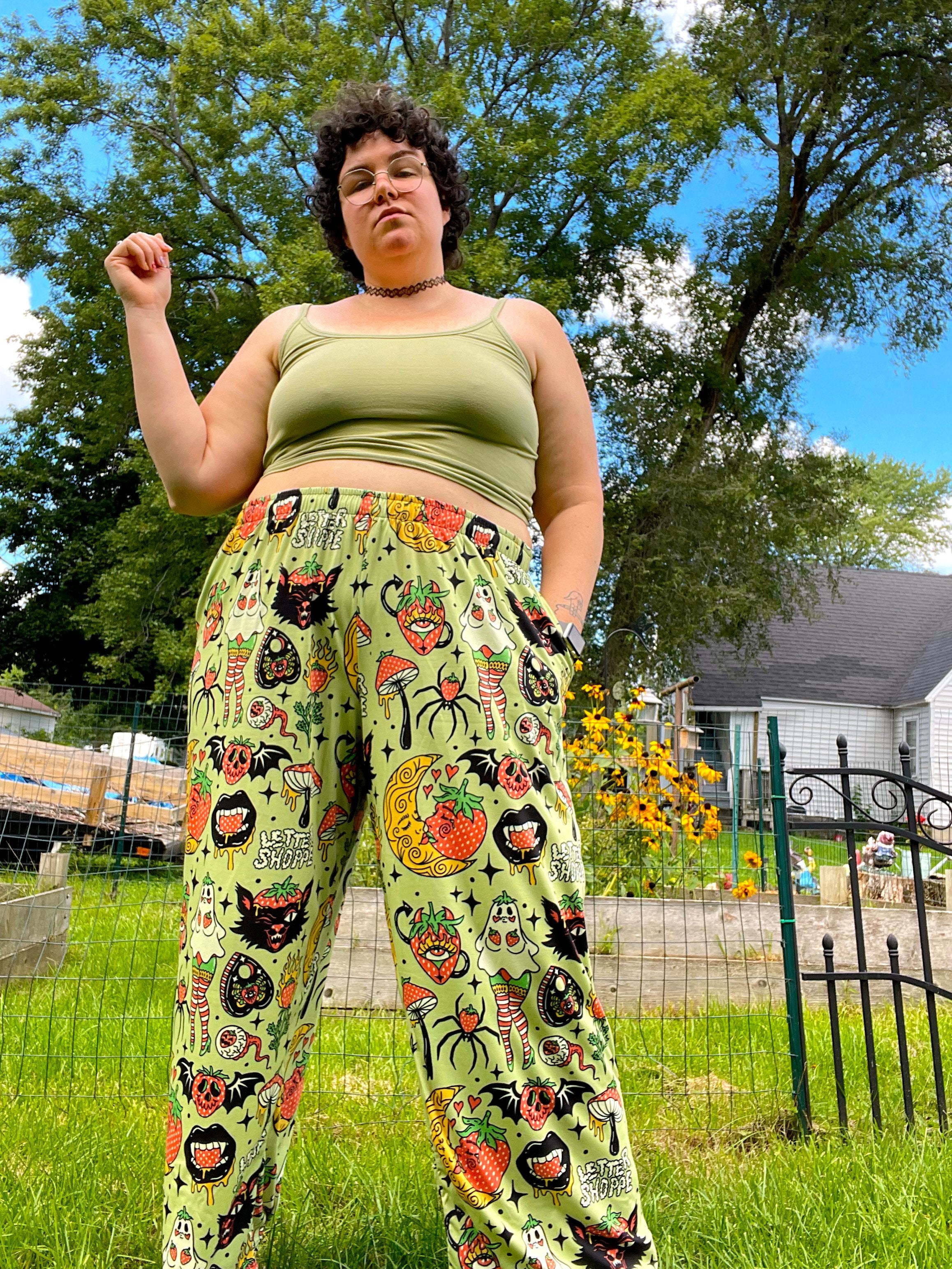 Spooky Strawberry Flash Loungewear Bottoms - Image 6