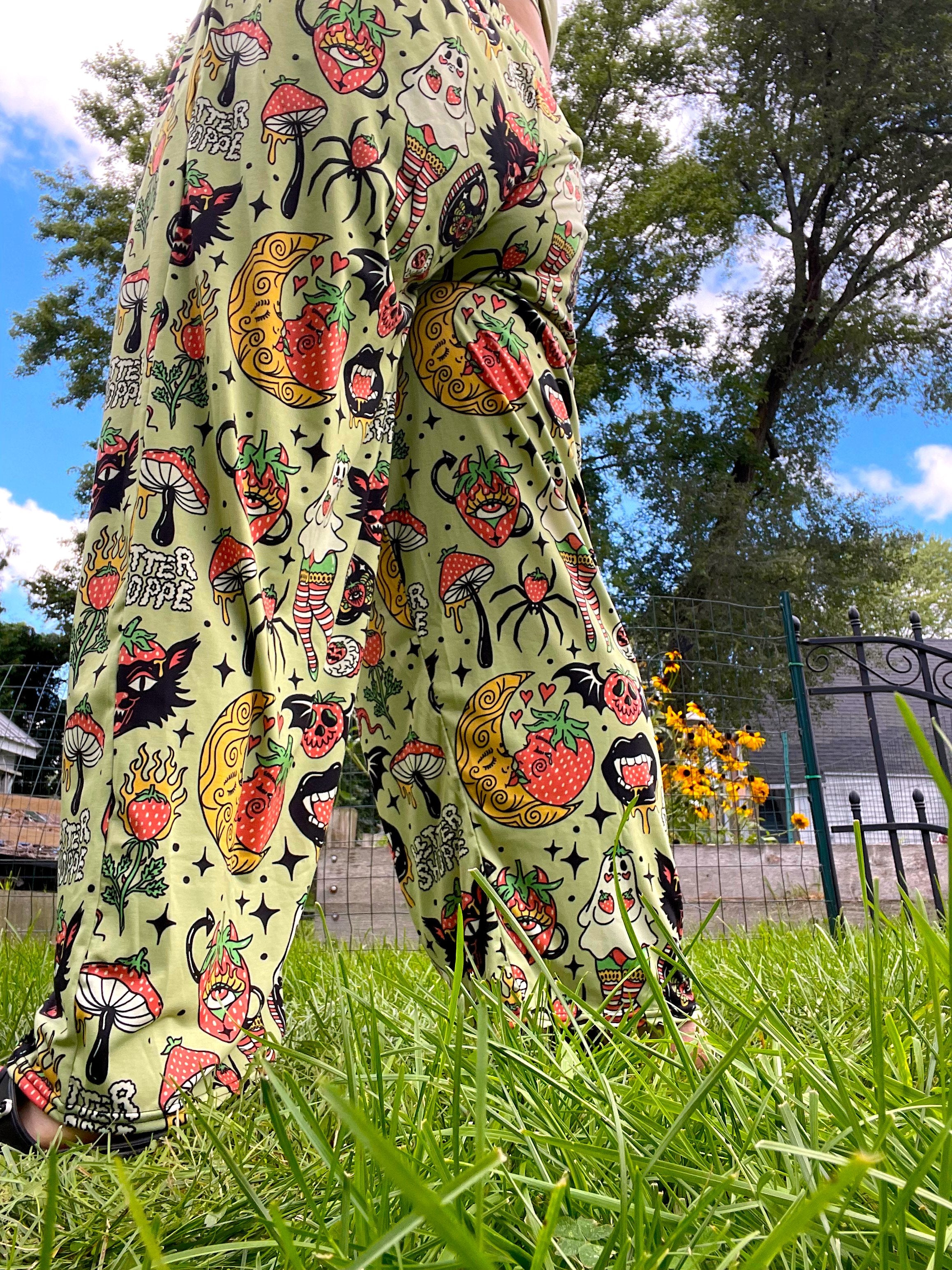 Spooky Strawberry Flash Loungewear Bottoms - Image 7