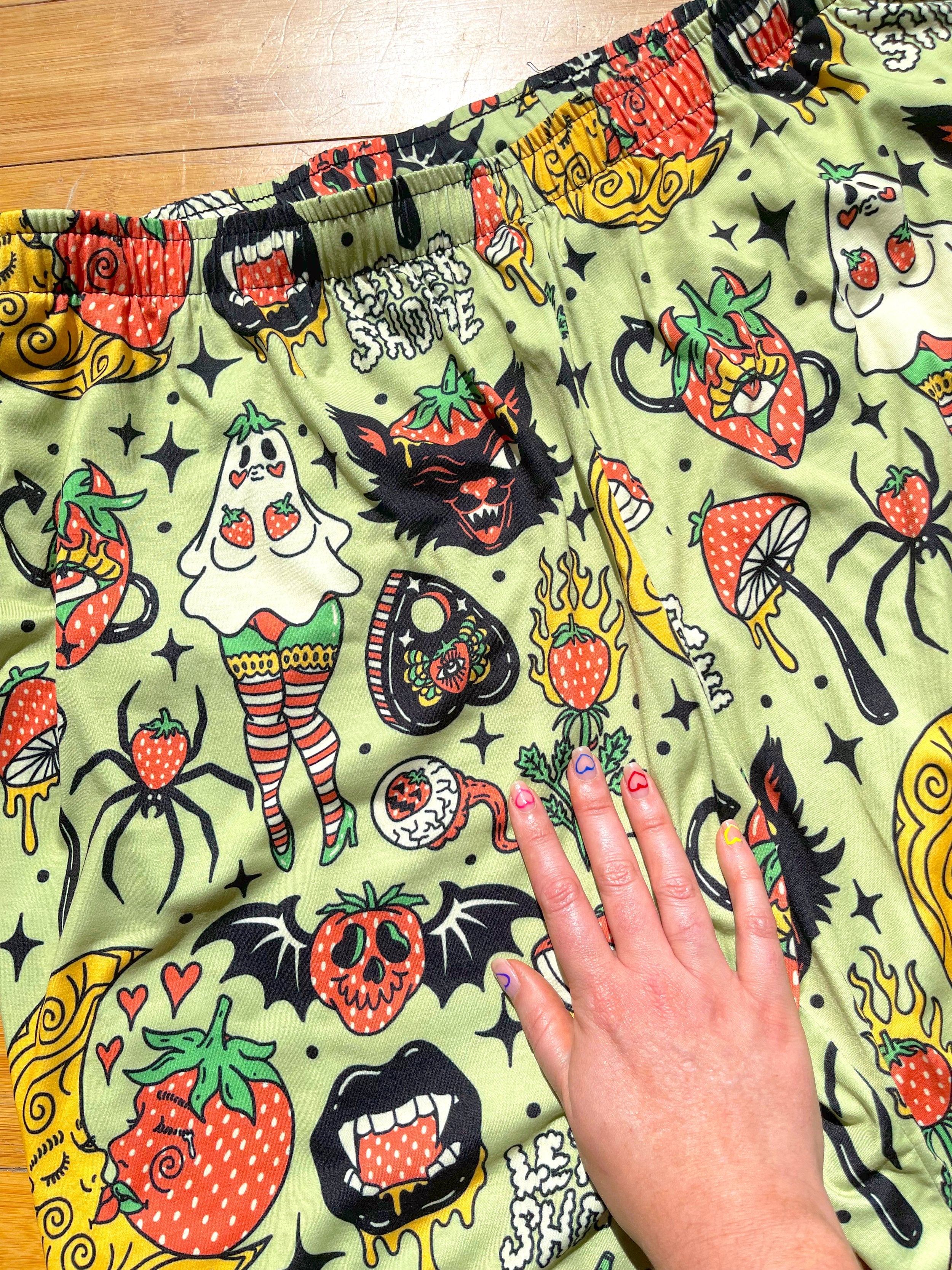 Spooky Strawberry Flash Loungewear Bottoms - Image 8